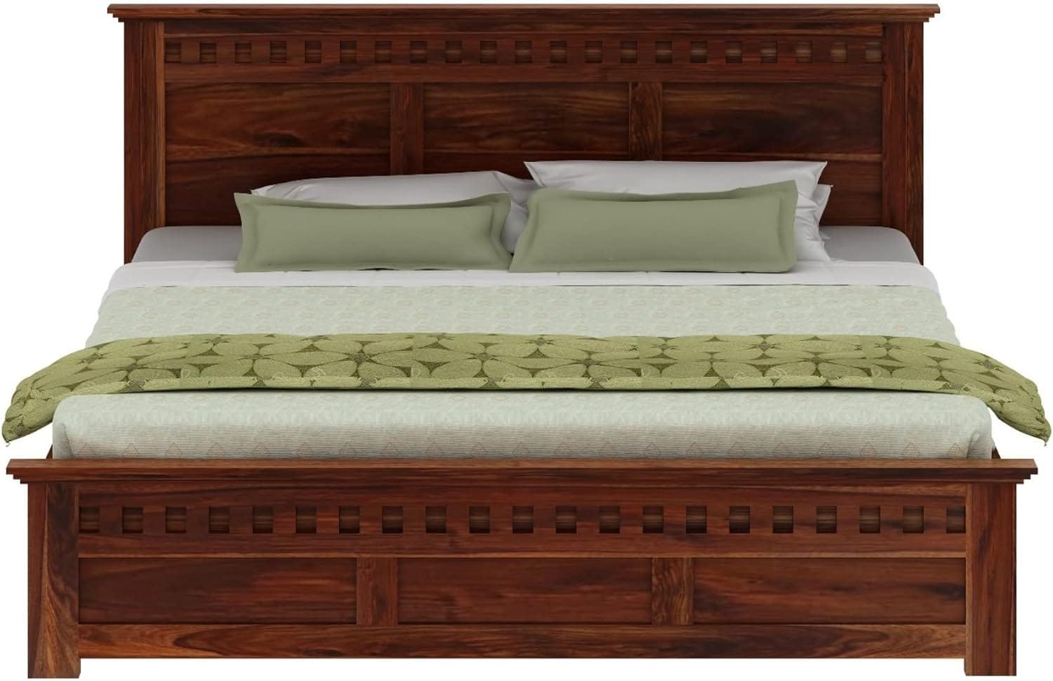 Kaya Teak wood Platform Bed — king