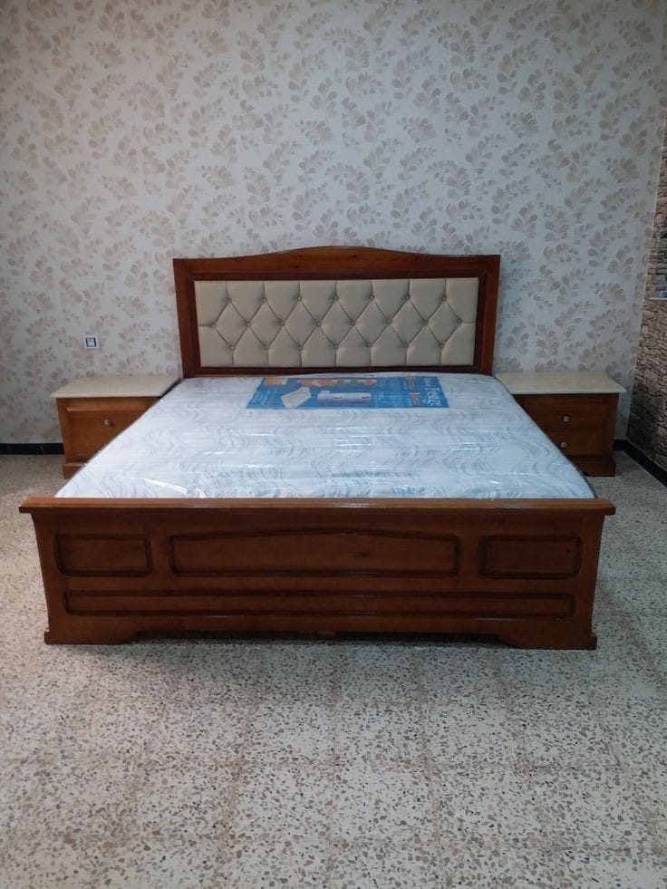 Haven Teak wood Storage Bed — Queen