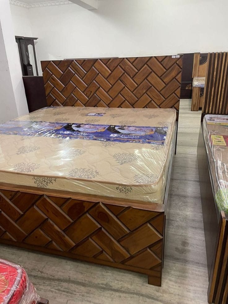 Aranya Solid Teak King Bed